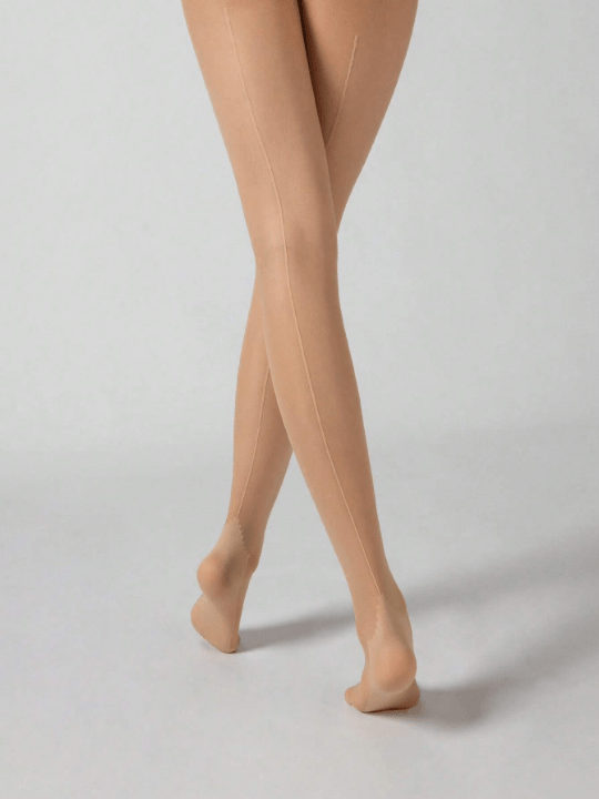 1pair Women 20D Solid Sheer Tights For Daily - Lolli World Marketplace