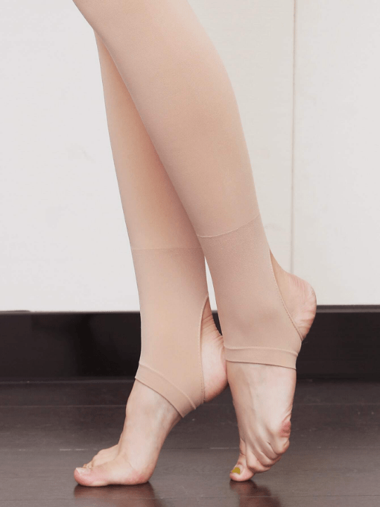 1pair Women Solid Plush Lined Casual Tights, For Daily Life - Lolli World Marketplace
