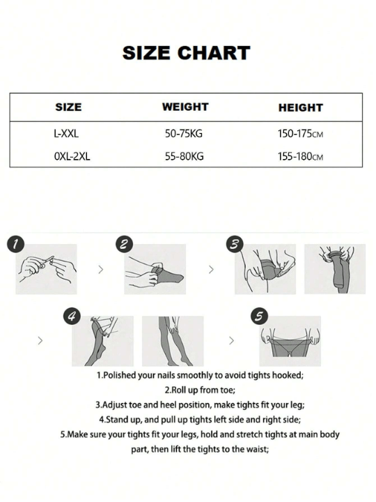 1pc 10d Thin Transparent Silk Tights With One - Piece Crotch, High Elasticity, Black Color, Suitable For Ladies' Daily Dressing - Lolli World Marketplace