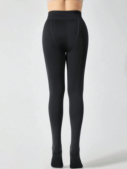 1pc 280g Thickened Plus Velvet Warm Tight Leggings, Perfect For Wearing With Dresses, Sweaters And More In Winter - Lolli World Marketplace