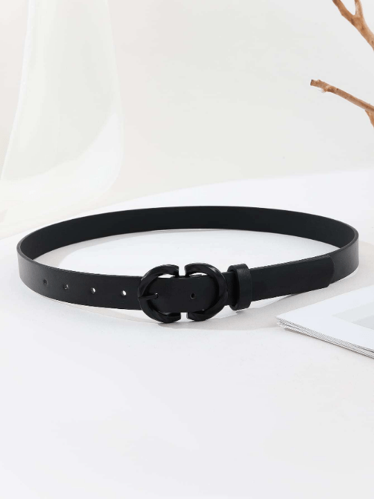 1pc 3 - Row Buckle Women's Versatile Jeans Belt - Lolli World Marketplace