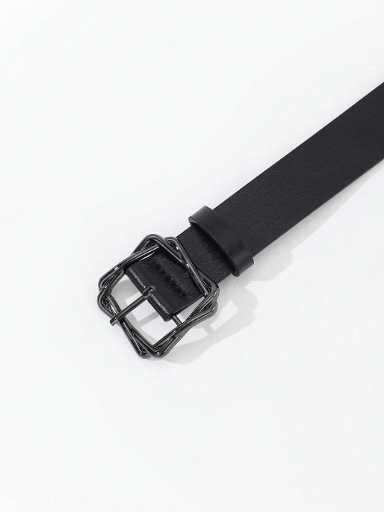 1pc Black Fashionable Versatile Belt For Jeans, Suits, Trench Coats, Windbreakers, , Women's Casual Daily Wear - Lolli World Marketplace