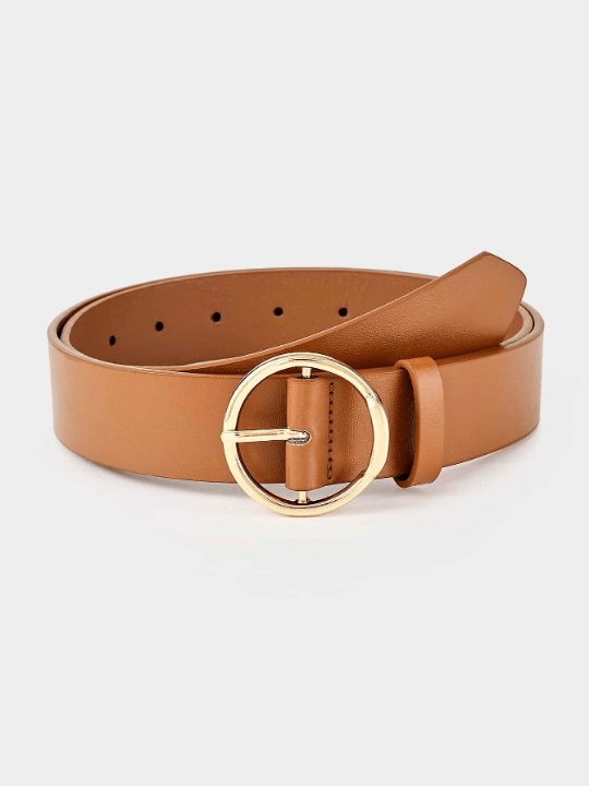 1pc Buckle Decorated Fashionable All - match Women's Belt For Daily Use - Lolli World Marketplace