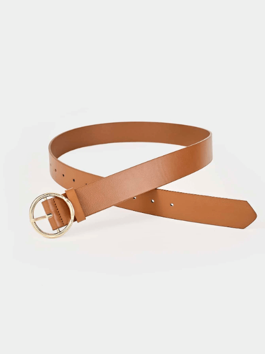 1pc Buckle Decorated Fashionable All - match Women's Belt For Daily Use - Lolli World Marketplace