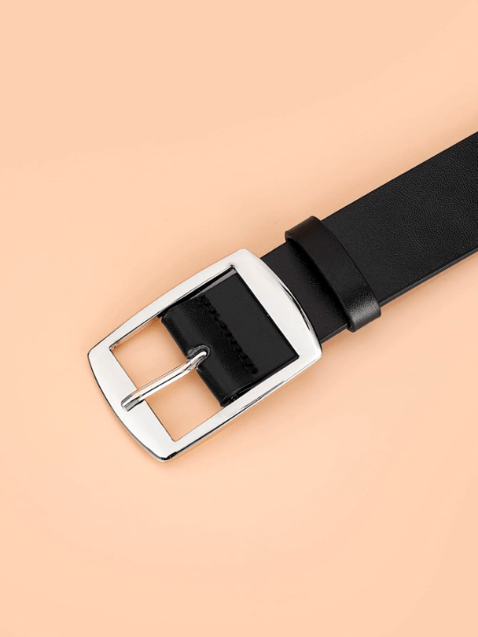 1pc Large Buckle Pu Leather Belt - Lolli World Marketplace