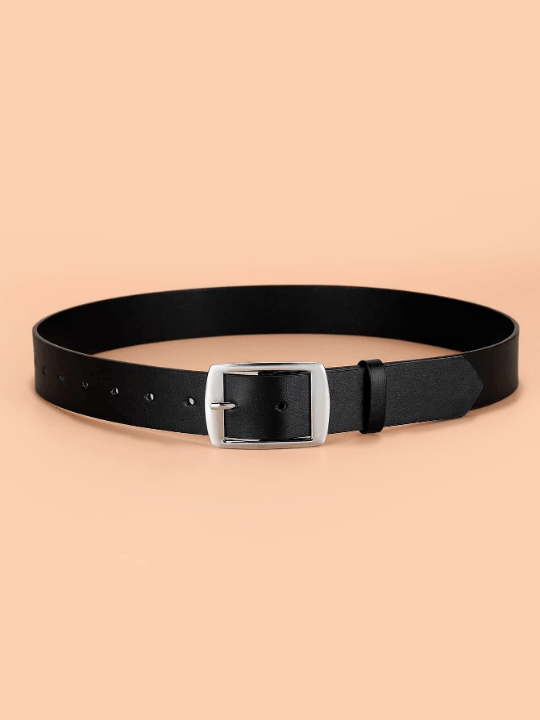 1pc Large Buckle Pu Leather Belt - Lolli World Marketplace