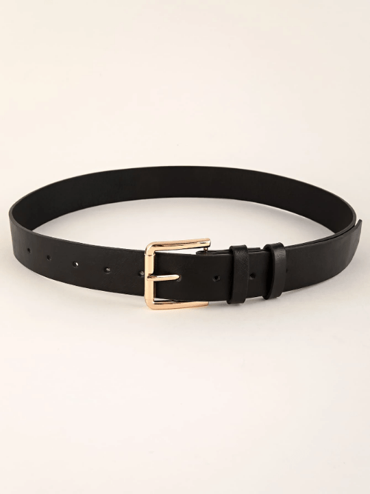 1pc Square Buckle PU Leather Belt - Lolli World Marketplace