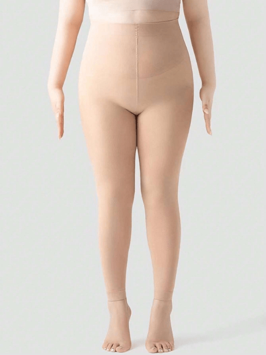 1pc Thickened 280d Plus Size Women's Warm Tights With Fleece Lined For Daily Wear - Lolli World Marketplace