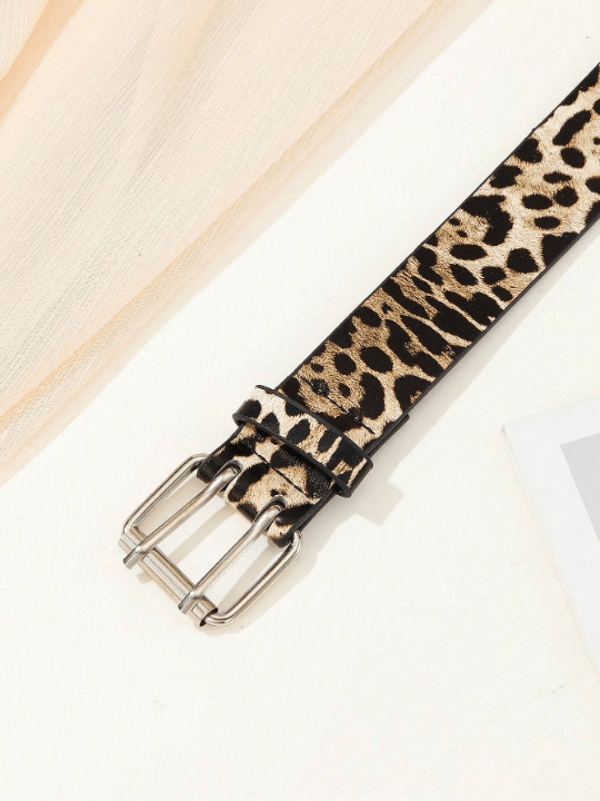 1pc Trendy Unisex White Belt With Double Row Eyelets, Suitable For Festival, Valentine's Day, St Patrick's Day Gift, Daily, Party, Etc - Lolli World Marketplace
