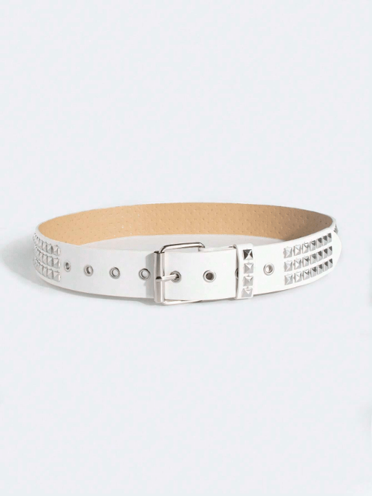 1pc Unisex Punk Style Rivet Design Waist Belt For Cool Street Style & Daily Outfit - Lolli World Marketplace