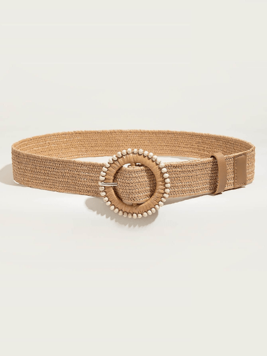 1pc Women Bead Decor Bohemian Woven Belt For Holiday - Lolli World Marketplace