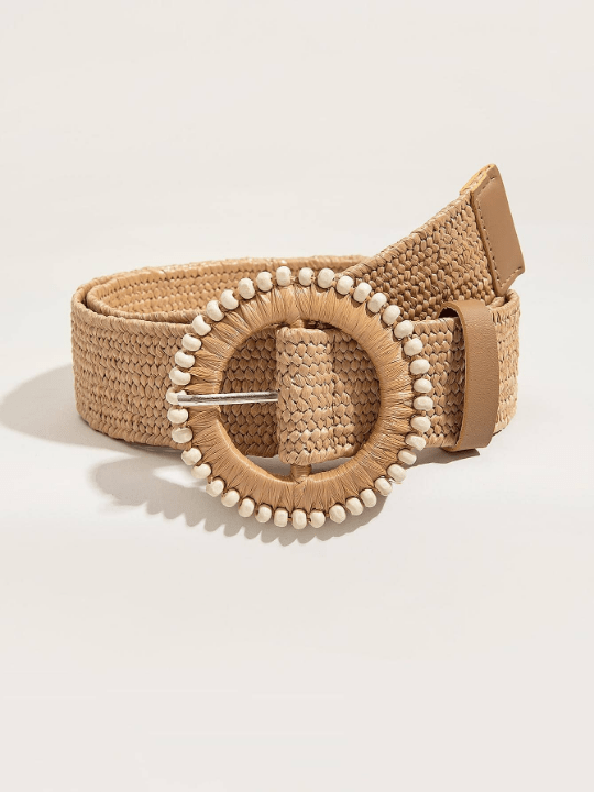 1pc Women Bead Decor Bohemian Woven Belt For Holiday - Lolli World Marketplace
