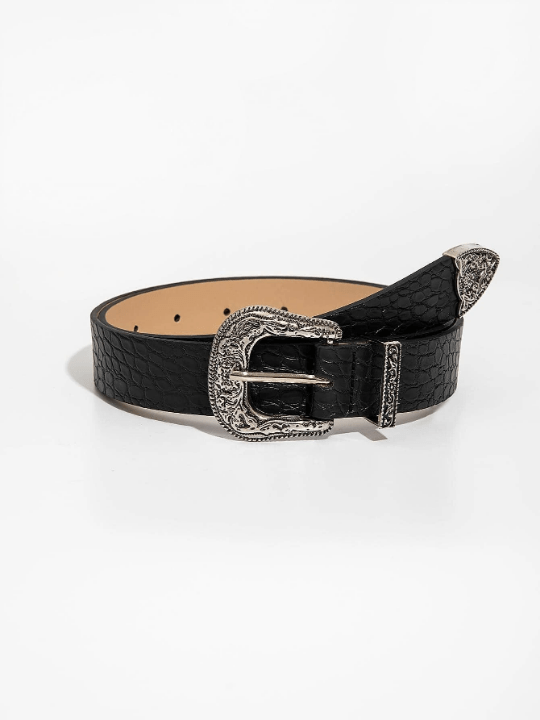 1pc Women Flower Embossed Vintage Belt - Lolli World Marketplace