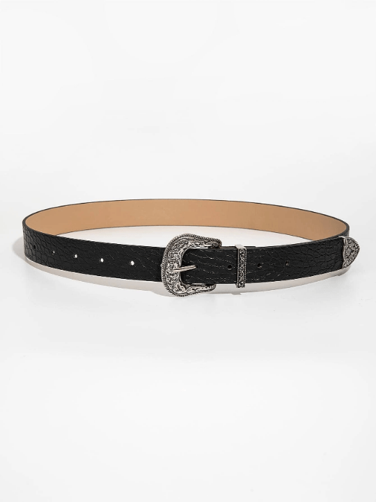 1pc Women Flower Embossed Vintage Belt - Lolli World Marketplace