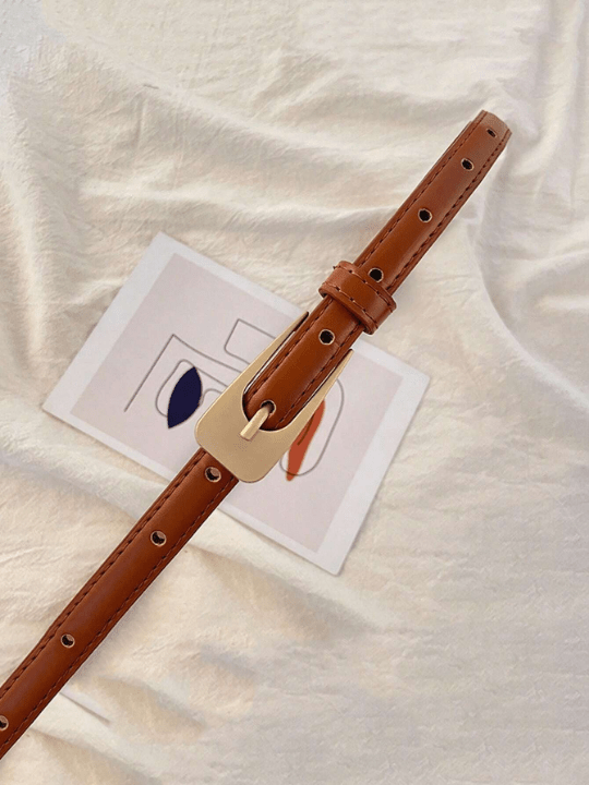 1pc Women Geometric Buckle Belt - Lolli World Marketplace