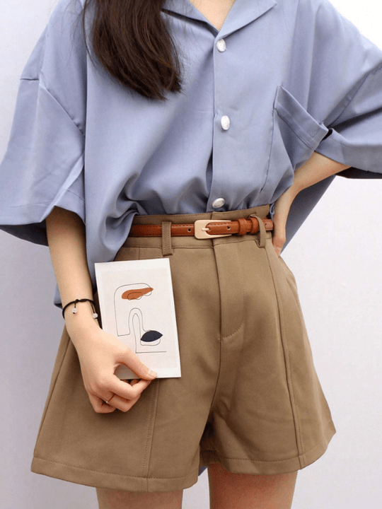 1pc Women Geometric Buckle Belt - Lolli World Marketplace