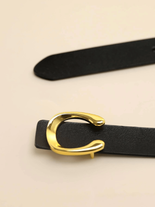 1pc Women Letter Buckle Casual Belt For Daily Life - Lolli World Marketplace