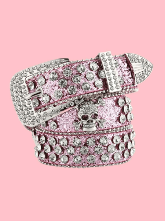 1pc Women Rhinestone Decor Belt - Lolli World Marketplace