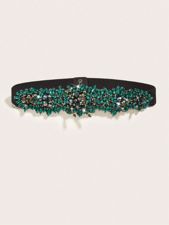 1pc Women Rhinestone Decor Luxury Belt For Dress Decoration - Lolli World Marketplace