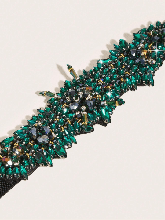 1pc Women Rhinestone Decor Luxury Belt For Dress Decoration - Lolli World Marketplace