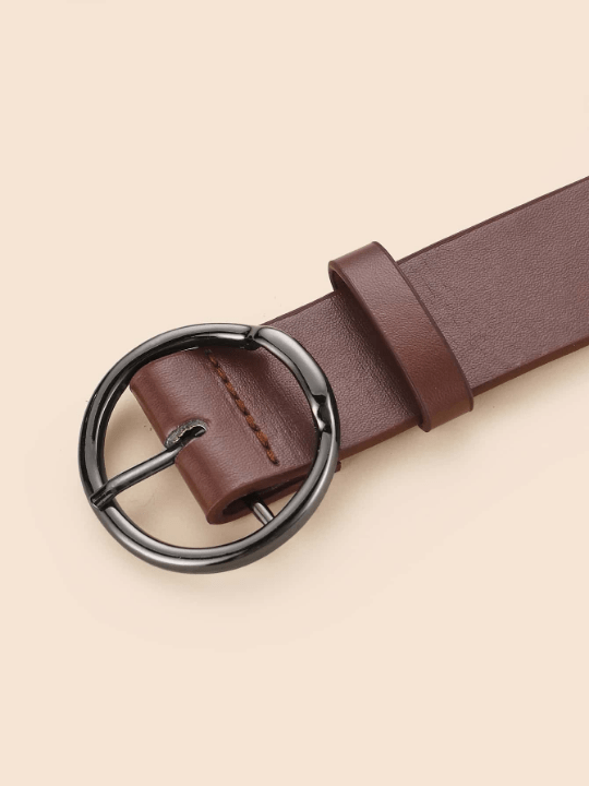1pc Women Round Buckle Fashion Belt - Lolli World Marketplace