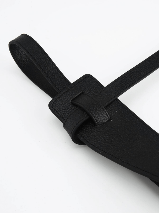1pc Women Solid Embossed Detail Fashion Belt, For Dress Decoration - Lolli World Marketplace