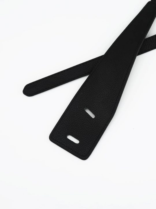 1pc Women Solid Embossed Detail Fashion Belt, For Dress Decoration - Lolli World Marketplace