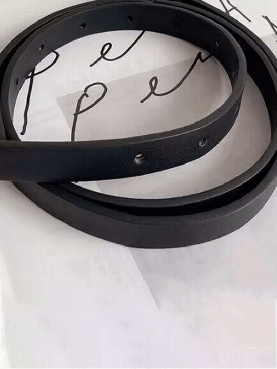 1pc Women Solid Geo Buckle Fashion Belt, For Dress Decoration - Lolli World Marketplace