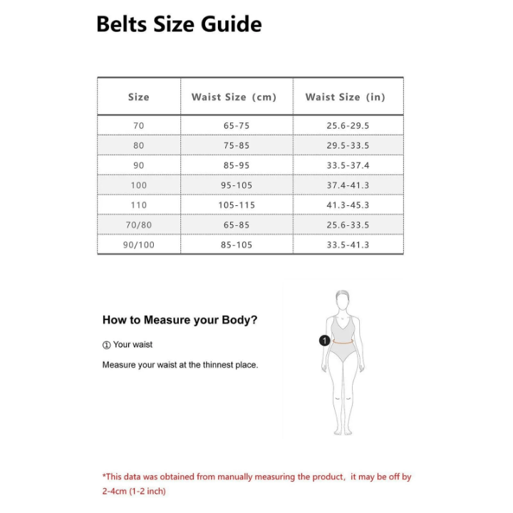1pc Women Square Buckle Belt - Lolli World Marketplace
