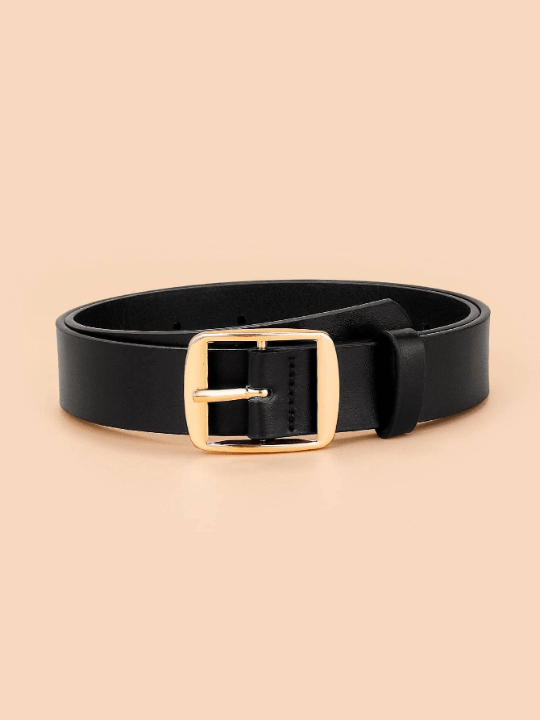 1pc Women Square Buckle Casual Belt For Daily Life - Lolli World Marketplace