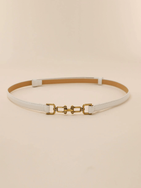 1pc Women Symmetrical Buckle Fashion Belt For Daily Decoration - Lolli World Marketplace