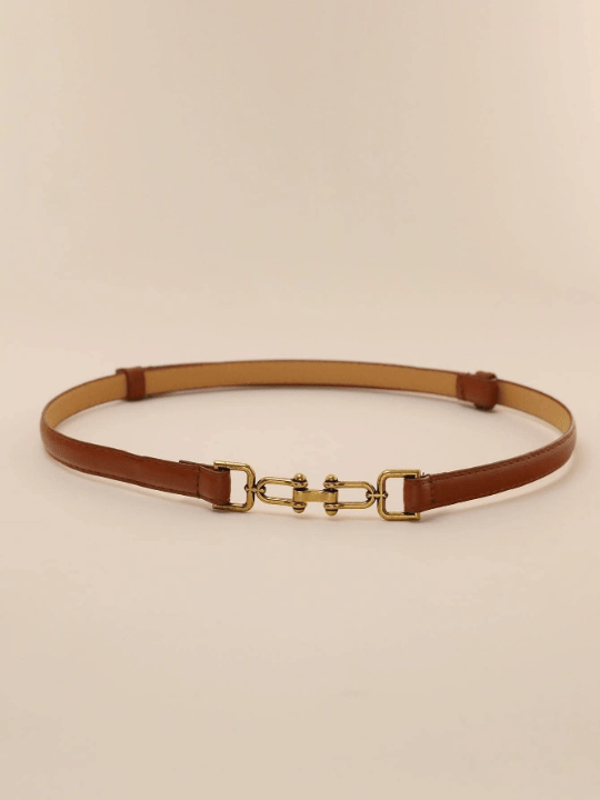 1pc Women Symmetrical Buckle Fashion Belt For Daily Decoration - Lolli World Marketplace
