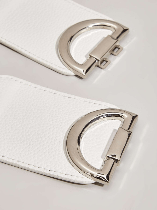 1pc Women Symmetrical Buckle Fashion Wide Belt - Lolli World Marketplace