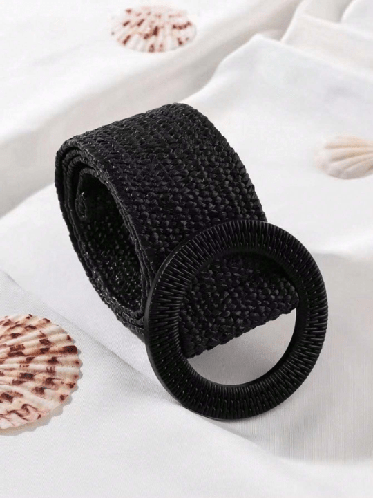 1pc Women's Elastic Pp Grass Woven Waistband - Lolli World Marketplace