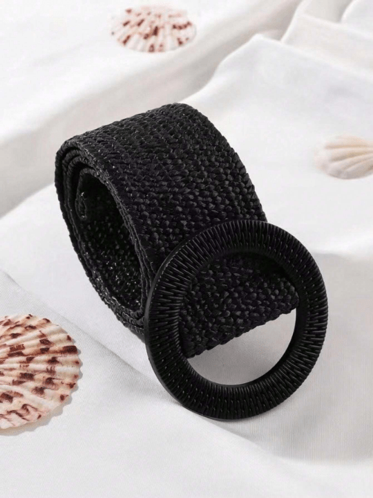 1pc Women's Elastic Pp Grass Woven Waistband - Lolli World Marketplace