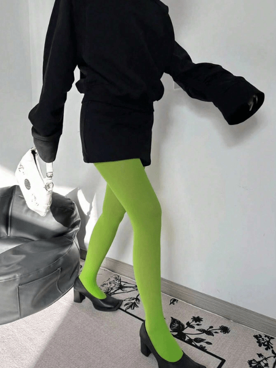 1pc Women's Opaque Elastic Pantyhose & Casual Silk Stockings - Lolli World Marketplace