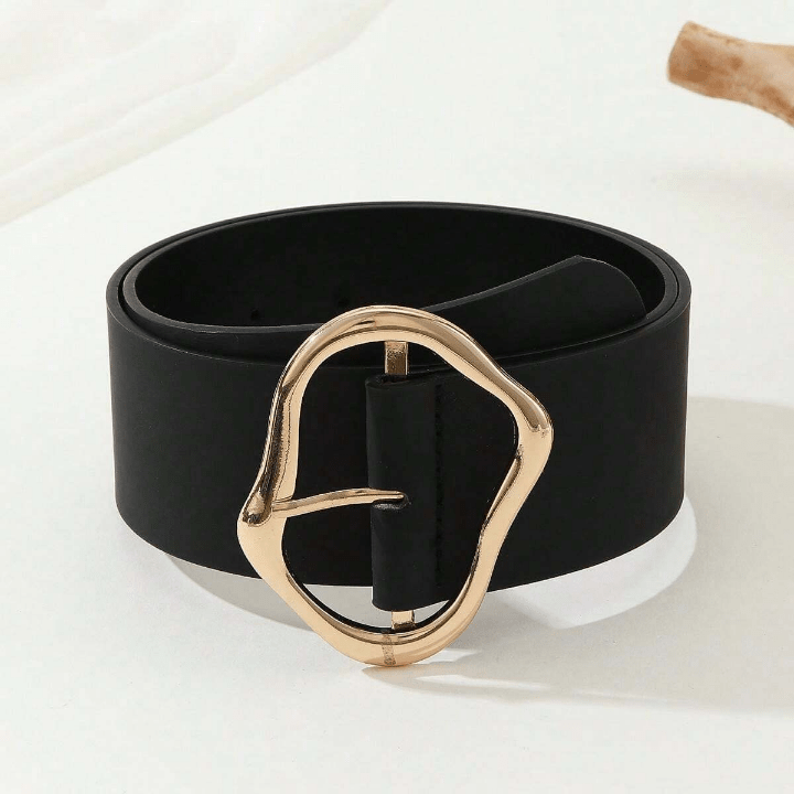 1pc Women's Simple & Versatile Wide Waist Belt With Decorative Pu, Suitable For Daily Wear With Dresses & Coats - Lolli World Marketplace