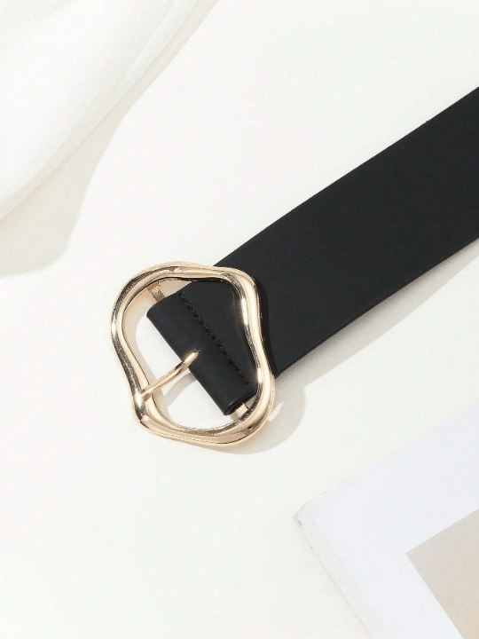 1pc Women's Simple & Versatile Wide Waist Belt With Decorative Pu, Suitable For Daily Wear With Dresses & Coats - Lolli World Marketplace