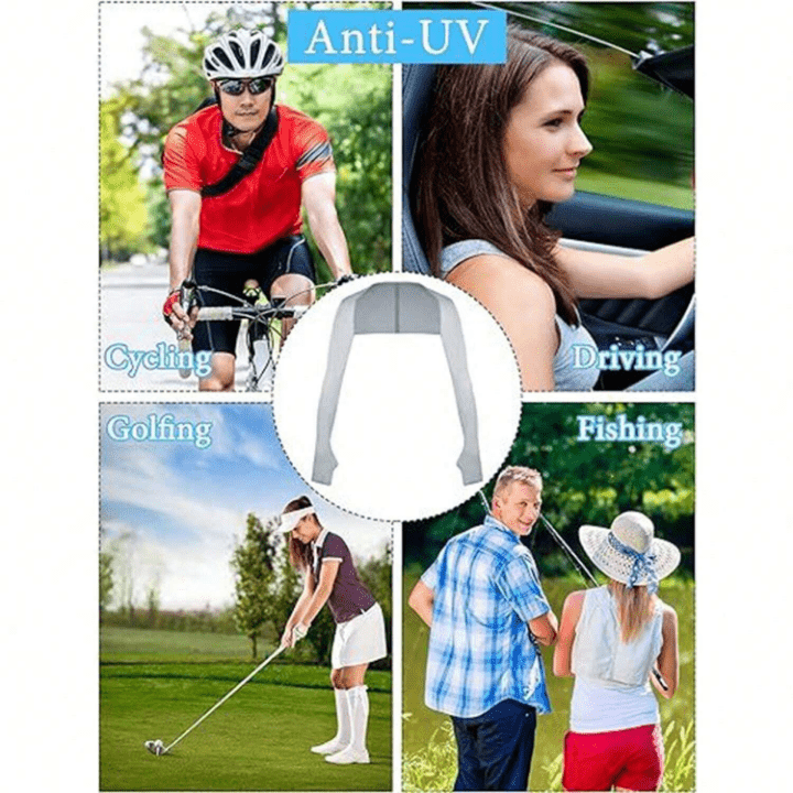 1pc Women's Sports Sun Protection Shawl With Sleeves For Outdoor Cycling & Multifunctional Arm Sleeves - Lolli World Marketplace