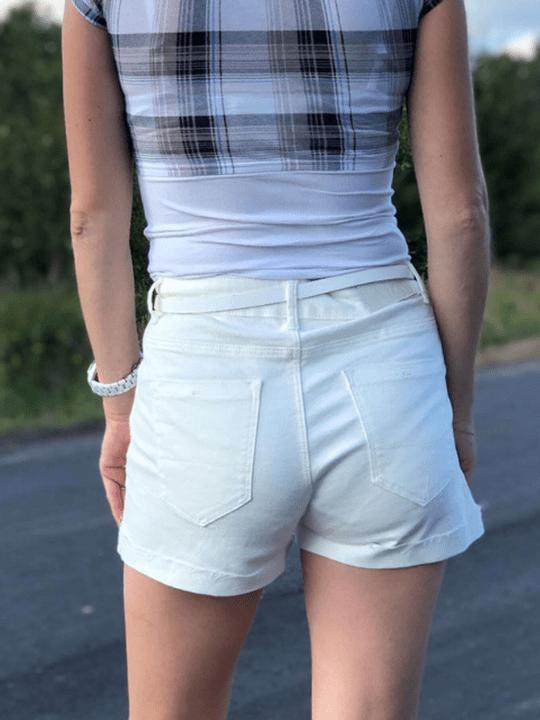 1pc Women's Tight - fitting Solid Color Leather Thin Waist Belt, Fashionable Plus Size Ladies Belt Ideal For Daily Decoration Matching - Lolli World Marketplace