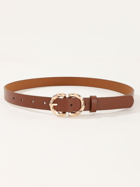 1pc Women's Versatile Jeans Belt With Three Buckle Adjustable Length - Lolli World Marketplace