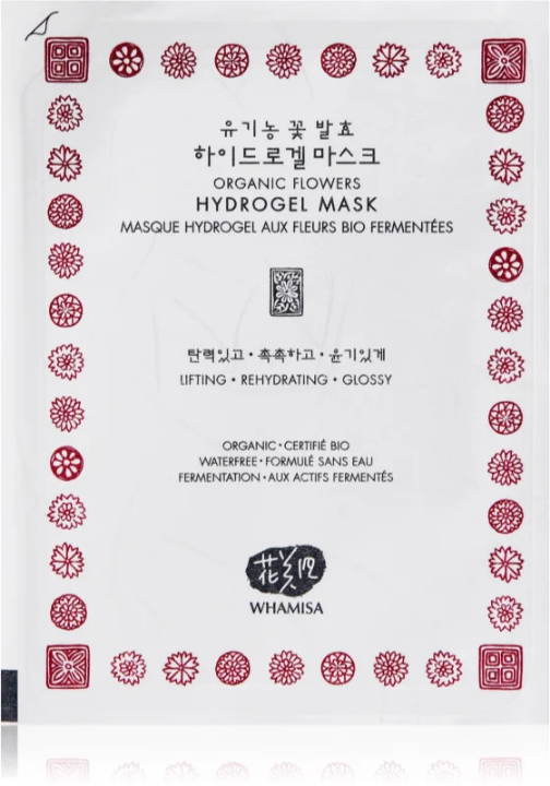 WHAMISA Organic Flowers Hydrogel Facial Mask