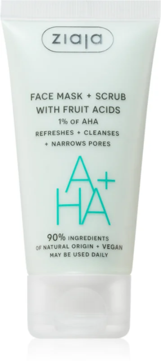 Ziaja Face Mask + Scrub with Fruit Acids