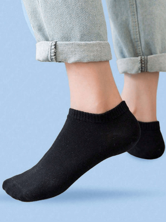 20 Pairs Women's Solid Color Ankle Socks - Lolli World Marketplace