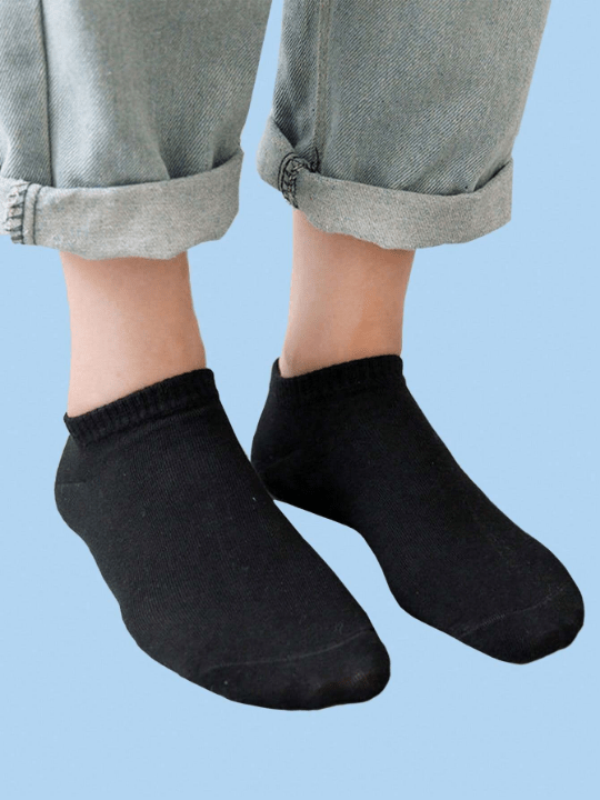 20 Pairs Women's Solid Color Ankle Socks - Lolli World Marketplace