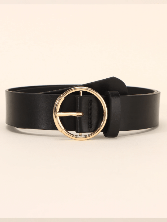 2000s Style Round Buckle Belt for Coats and Dresses - Lolli World Marketplace