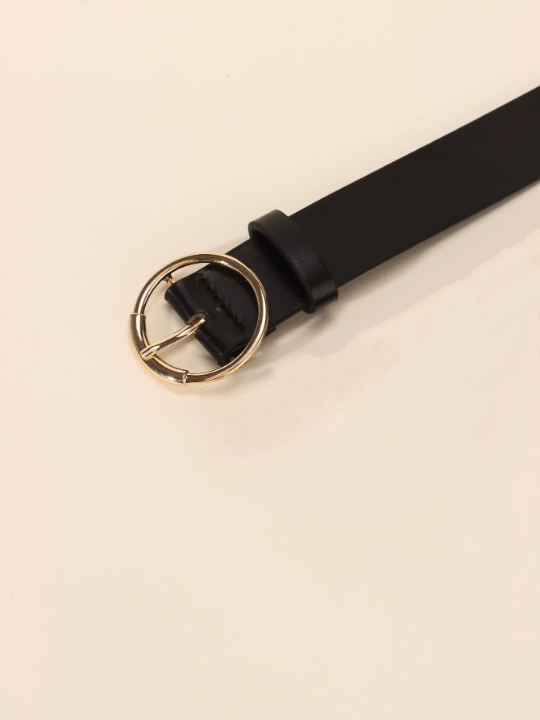 2000s Style Round Buckle Belt for Coats and Dresses - Lolli World Marketplace