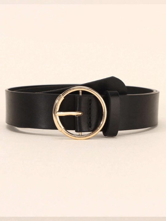2000s Style Round Buckle Belt for Coats and Dresses - Lolli World Marketplace