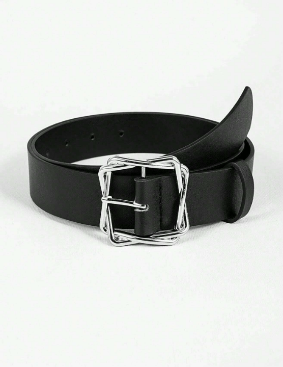 2000s Style Steampunk Geometric Buckle Belt for Jeans Pants - Lolli World Marketplace