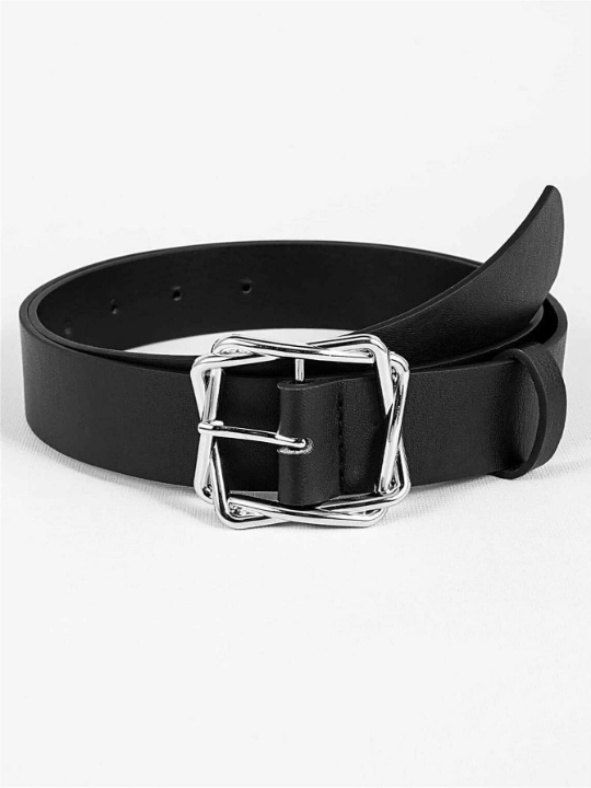 2000s Style Steampunk Geometric Buckle Belt for Jeans Pants - Lolli World Marketplace